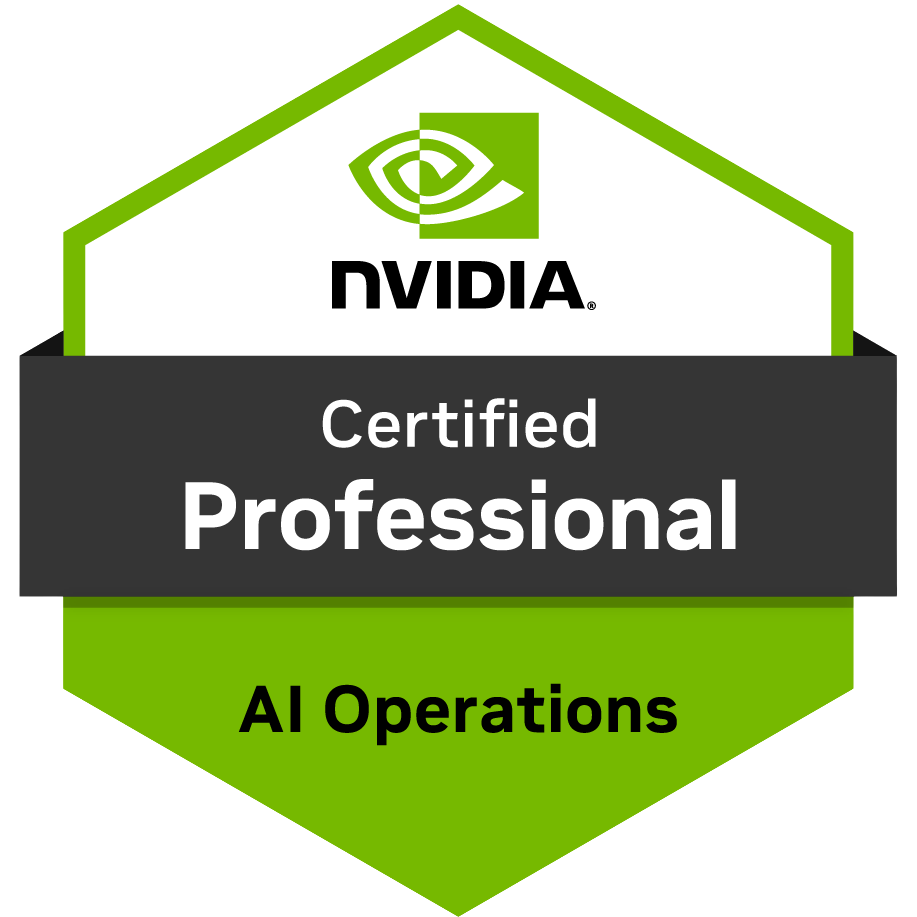 NVIDIA Certified Professional AI Operations badge